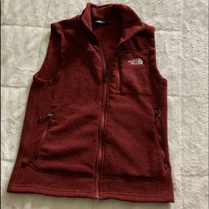 The North Face zip up fleece vest